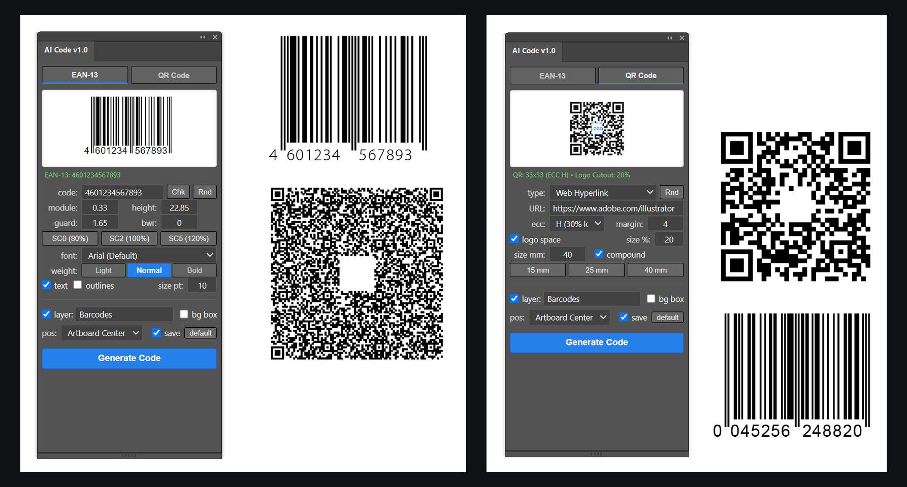 AI Code Interface Preview